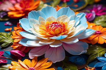 lotus flower in the garden