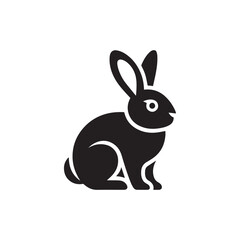 Rabbit icon vector