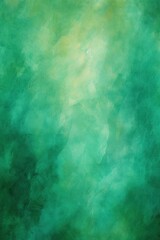 Fototapeta na wymiar Emerald watercolor abstract painted background