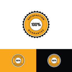 100 Satisfaction Guaranteed free vector download Warranty Badge 100 Guarantee of Quality 