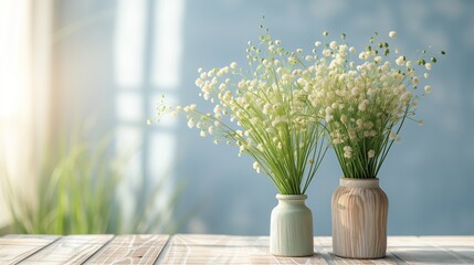 Gypsophila, known as Baby's Breath, airy touch with its tiny white flowers resembling clouds, creating a dreamy atmosphere. White tiny fragile blooms for delicate, fairy greetings. Invite, card.