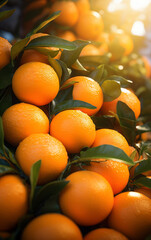 Zesty Fresh Oranges - Fresh Fruit Art