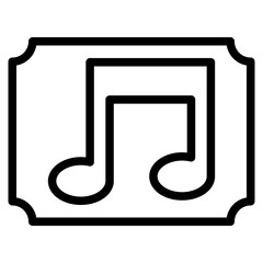 music line icon