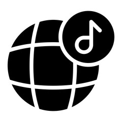 music ghlyph icon