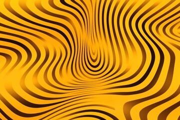 Gold groovy psychedelic optical illusion background