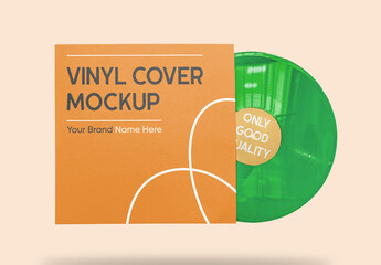 Vinyl Cover Mockup