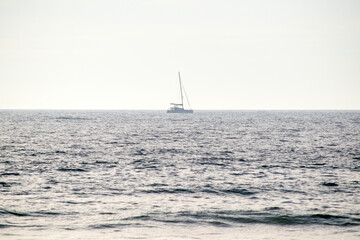 Fototapeta premium sailboat in the sea