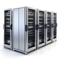 Row of Servers, Efficiently Stacked Data Processing Units