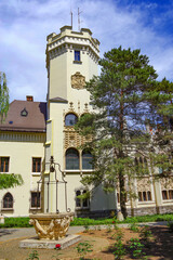 K&aacute;rolyi castle in Carei, Romania. Built originally as a fortress around the 14th century, it was converted to a castle in 1794, undergoing further transformations during the 19th century
