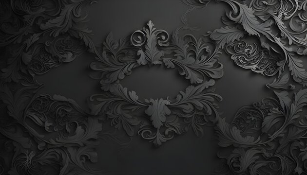 abstract elegant dark and light design for desktop background wallpaper, black, grey, deep theme