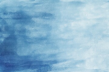 Indigo watercolor abstract painted background on vintage paper