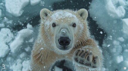 Fototapeta premium Polar Bear Prowess