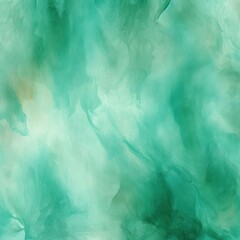 Jade watercolor abstract painted background on vintage paper background