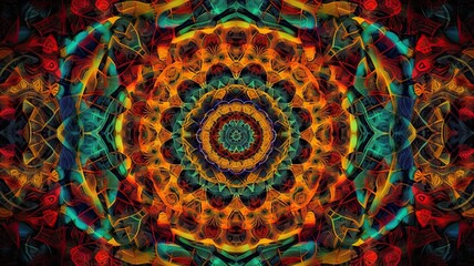 Vibrant Kaleidoscope Artistry