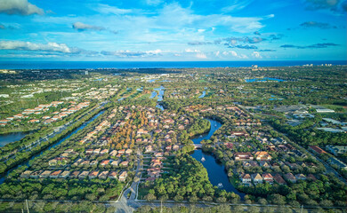Arial View of Jupiter Florida © Bruce