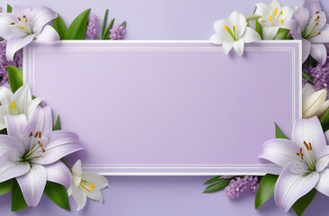 Spring lilac flower for wedding, international woman day, birthday, card, background, invitation, wallpaper, sticker, decoration etc.