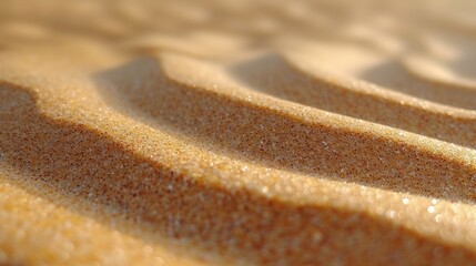  a close up of a sand dune with a small amount of sand in the middle of the sand and a small amount of sand in the middle of the sand.