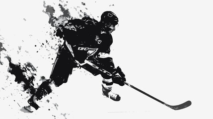 Fototapeta premium basketball player black and white abstract art