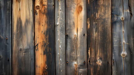 Close up of the worn wooden fence old wood background
