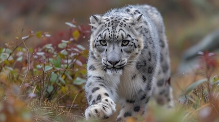 Obraz premium View of Snow Leopards