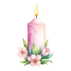 Charming Ambiance: Embrace Spring with the Warmth of a Decorative Easter Candle