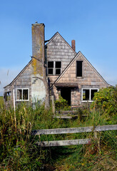 Abandoned Home on Svensen Island in Oregon