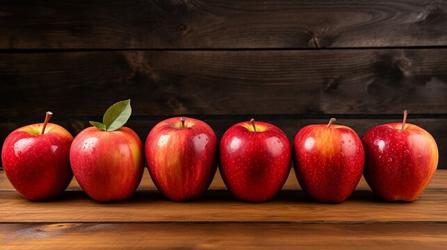 Red apple watercolor isolated background. Set of healthy fruit apples
