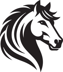 Horse Head Illustration