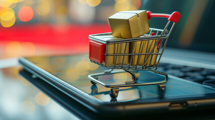 Cyber Bazaar: Primitivist Frenzy of Online Shopping. Generative AI