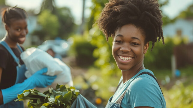 A community service project engaging volunteers in initiatives that support and uplift underserved Black communities, including food drives, neighborhood clean-ups, and educational