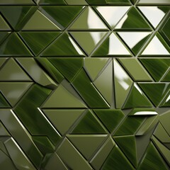 Fototapeta na wymiar Polished wall background triangular tile background 