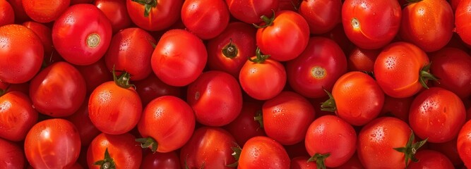 Abundance of Red Tomatoes