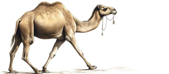 Foto op Plexiglas Camel illustration. Hand drawn camel © muza