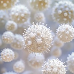 Fototapeta premium white spores