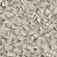 Intricate Drawing of a Wall With Various Geometric Shapes. Generative AI.