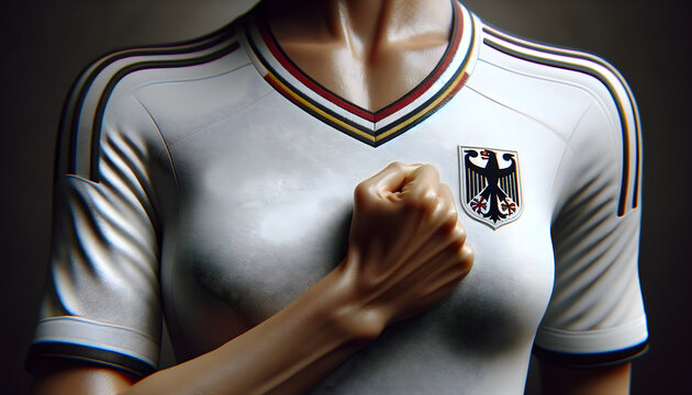 Broderie sur maillot : Symbole de l'Allemagne - Supporter - Supporter
