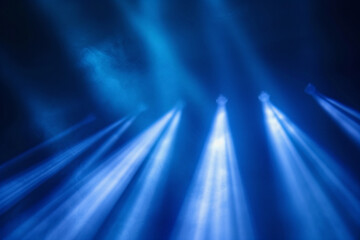 "Blue Lights Rays - Subtle Scene Background"

