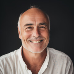 portrait of a man smiling