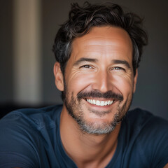 Fototapeta premium portrait of a man smiling