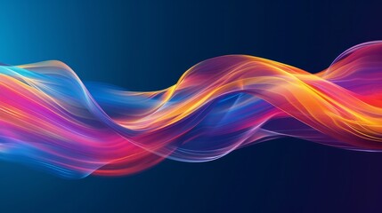Modern abstract high-speed movement. Colorful dynamic motion on blue background. Movement technology pattern for banner or poster design background concept