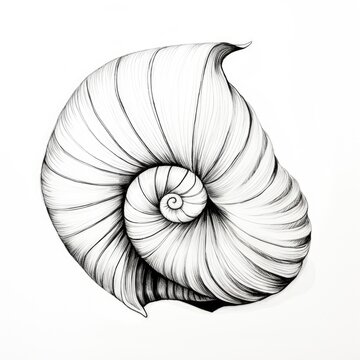 Coloring book for children depicting awhelk