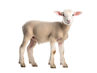 a close up of a lamb