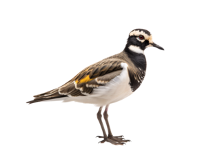 a bird standing on a white background