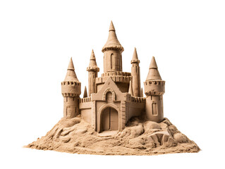 a sand castle on a hill - Powered by Adobe