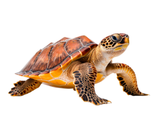 a turtle with its shell on its shell