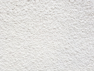 White plaster on the wall background texture.