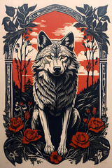 old artwork illustration ornament and pattern work