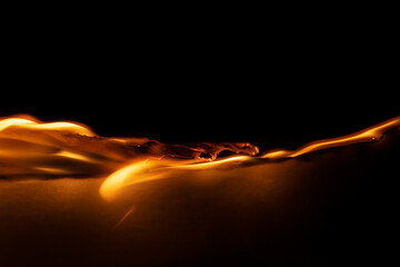burning paper, glowing edge of paper