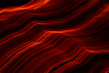 burning paper waves, glowing edge of paper, long exposure