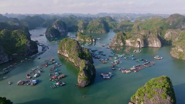 Cat Ba Bay/Ha Long Bay Drone